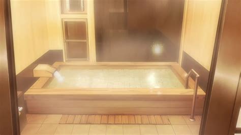 anime bath scene|Japanese Anime Cherry Blossom Bathroom Scene Shower .